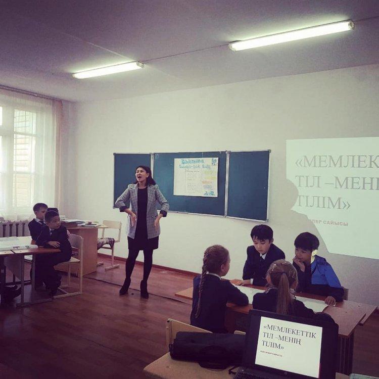 Қазан айының 23 жұлдызында қазақ тілі апталығының аясында